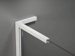 MEXEN - Universální vzpěra tvaru L, pro sklo L/P, bílá (800-03-20)