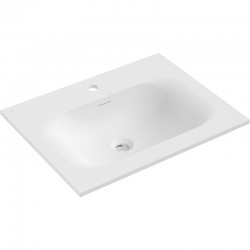 MEXEN - Vela umyvadlo zapuštěné do desky 61 x 46,5, bílá mat (25236001)