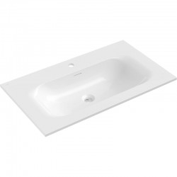 MEXEN - Vela umyvadlo zapuštěné do desky 81 x 46,5, bílá lesk (25238000)