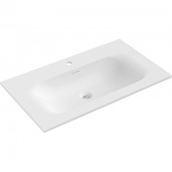 MEXEN - Vela umyvadlo zapuštěné do desky 81 x 46,5, bílá mat (25238001)