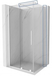 MEXEN - VELAR montážní sada pro instalaci na stěnu bílá (870-00-20)