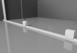 MEXEN - VELAR soklová lišta na dveře 200 bílá (871-06-20)