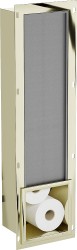 MEXEN - X-Wall-B modul na toaletní papír s úložným prostorem, zlatá (1955)