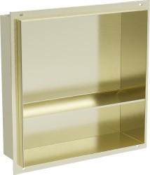 MEXEN - X-Wall-NR modul pro vestavbu do stěny s policí 30x30, zlatá (1951303010S)