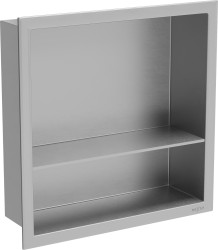 MEXEN - X-Wall-R modul pro vestavbu do stěny s poličkou 30 x 30, nerez (1910303010S)