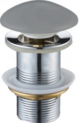 MEXEN - Zátka klik-klak bez přepadu, světle šedá mat keramická (79910-61)