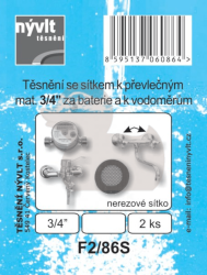 Multi - F2/86S 3/4 těs.se sítkem /sada 2ks/ F286S (F286S)