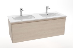 Nábytkové dvojumyvadlo Naturel Modena 121x46 cm dva otvory pro baterii M2N12046 (M2N12046)