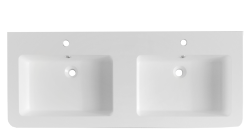 Nábytkové dvojumyvadlo Naturel Pavia 120x49 cm dva otvory pro baterii PA12049 (PA12049)