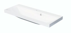 Nábytkové umyvadlo Naturel Cube Way 100x40 cm otvor pro baterii uprostřed CU10050 (CU10050)