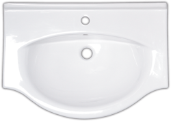 Nábytkové umyvadlo Naturel Pro 81x50 cm otvor pro baterii uprostřed HA5680 (HA5680)