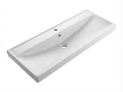 Nábytkové umyvadlo SAT Brevis 121x47,5 cm otvor pro baterii uprostřed SATBRE12046 (SATBRE12046)