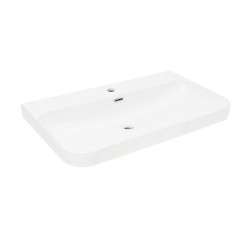 Nábytkové umyvadlo SAT Fusion 81x46 cm otvor pro baterii uprostřed SATFUS8046 (SATFUS8046)