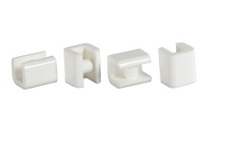 Náhradní nožičky SAT 4 ks, bílé NDSATSTOLPLASTB (NDSATSTOLPLASTB)