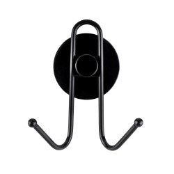 Nástěnný nalepovací háček černý AWD Interior 1662 (AWD02091662)