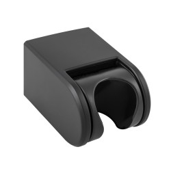 Nástěnný, otočný držák sprchy, černý AWD Interior 1792 (AWD02221792)