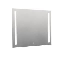 Naturel - Hranaté zrcadlo 100x70 cm s LED osvětlením, topná fólie, senzor s nastavitelnou teplotou 2700-6500K, IP44 ZIL10070TLEDS (ZIL10070TLEDS)
