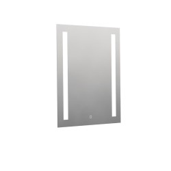Naturel - Hranaté zrcadlo 60x70 cm s LED osvětlením, topná fólie, senzor s nastavitelnou teplotou 2700-6500K, IP44 ZIL6070TLEDS (ZIL6070TLEDS)