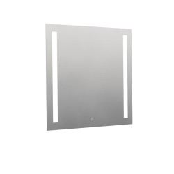 Naturel - Hranaté zrcadlo 80x70 cm s LED osvětlením, topná fólie, senzor s nastavitelnou teplotou 2700-6500K, IP44 ZIL8070TLEDS (ZIL8070TLEDS)