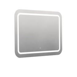 Naturel - Zaoblené zrcadlo 100x70 cm s LED osvětlením, topná fólie, senzor s nastavitelnou teplotou 2700-6500K, IP44 ZIL10070KTLEDS (ZIL10070KTLEDS)