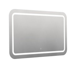 Naturel - Zaoblené zrcadlo 120x70 cm s LED osvětlením, topná fólie, senzor s nastavitelnou teplotou 2700-6500K, IP44 ZIL12070KTLEDS (ZIL12070KTLEDS)