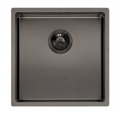 Nerezový dřez Reginox Miami 40x40, R30691, Gun Metal (R30691)