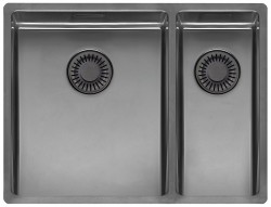 Nerezový dřez Reginox New York 34x40+18x40, R39205, Gun Metal (R39205)
