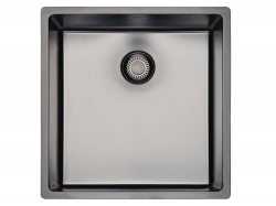 Nerezový dřez Reginox New York 40x40, R35115, Gun Metal Silver (R35115)