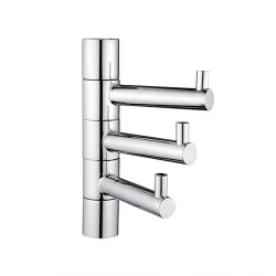 Nimco Bormo chrom trojitý otočný háček BR 11099-3-26 (BR 11099-3-26)