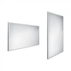 Nimco zrcadlo LED 1200 x 700 Model 13000 hliníkový rám ZP 13006 (ZP 13006)
