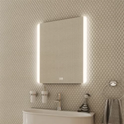 Nimco zrcadlo LED  500 x 700 se dvěma dotykovými senzory hliníkový rám (ZP 17001VX)