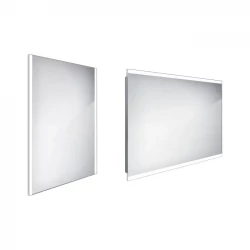 Nimco zrcadlo LED  600 x 800 Model 11000 hliníkový rám ZP 11002 (ZP 11002)