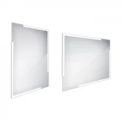 Nimco zrcadlo LED  600 x 800 Model 14000 hliníkový rám ZP 14002 (ZP 14002)