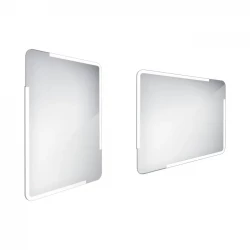 Nimco zrcadlo LED  600 x 800 Model 15000 hliníkový rám ZP 15002 (ZP 15002)