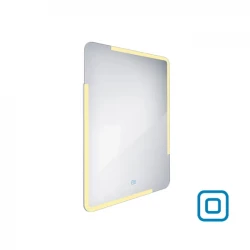 Nimco zrcadlo LED  600 x 800 Model 15000 hliníkový rám ZP 15002V (ZP 15002V)