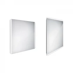 Nimco zrcadlo LED  800 x 700 Model 17000 hliníkový rám ZP 17003 (ZP 17003)