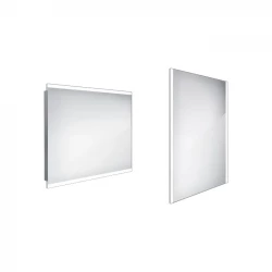 Nimco zrcadlo LED  900 x 700 Model 12000 hliníkový rám ZP 12019 (ZP 12019)