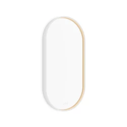 Nimco zrcadlo LED oválné  400 x 800 Model ZP32000 bílá matná ZPB 32002LVX-05 (ZPB 32002LVX-05)