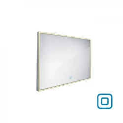 Nimco zrcadlo LED senzor 1000 x 700 Model 13000 hliníkový rám ZP 13004V (ZP 13004V)