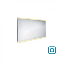 Nimco zrcadlo LED senzor 1200 x 700 Model 12000 hliníkový rám ZP 12006V (ZP 12006V)