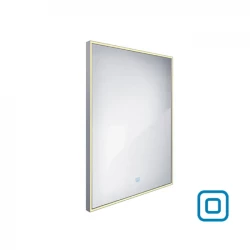 Nimco zrcadlo LED senzor  600 x 800 Model 13000 hliníkový rám ZP 13002V (ZP 13002V)