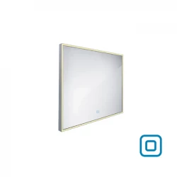 Nimco zrcadlo LED senzor  800 x 700 Model 13000 hliníkový rám ZP 13003V (ZP 13003V)