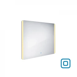 Nimco zrcadlo LED senzor  900 x 700 Model 17000 hliníkový rám ZP 17019V (ZP 17019V)