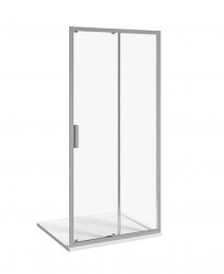 Nion Sprchové dveře dvoudílné L/P, 140 cm, Jika perla Glass, stříbrná/transparentní sklo (H2422N80026681)