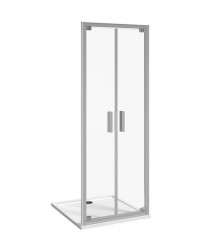 Nion Sprchové dveře pivotové dvoukřídlé L/P, 80 cm, Jika perla Glass, stříbrná/transparentní sklo (H2562N10006681)