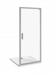 Nion Sprchové dveře pivotové jednokřídlé L/P, 100 cm, Jika perla Glass, stříbrná/sklo arctic (H2542N30026661)