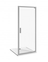 Nion Sprchové dveře pivotové jednokřídlé L/P, 80 cm, Jika perla Glass, stříbrná/sklo arctic (H2542N10026661)