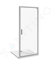 Nion Sprchové dveře pivotové jednokřídlé L/P, 800 mm, Jika perla Glass, stříbrná/sklo arctic (H2542N10026661)