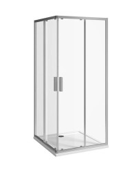 Nion Sprchový kout 100x100 cm, Jika perla Glass, stříbrná/transparentní sklo (H2512N30026681)