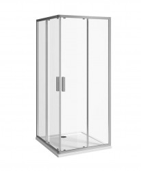 Nion Sprchový kout 80x80 cm, Jika perla Glass, stříbrná/transparentní sklo (H2512N10026681)